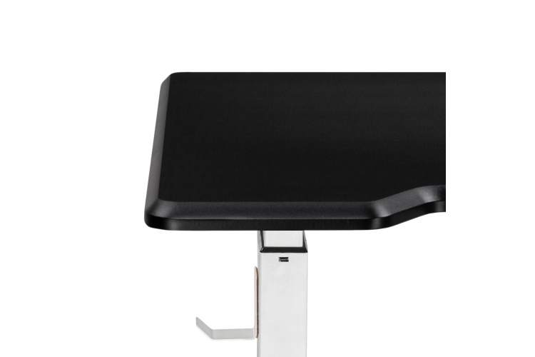 Компьютерный стол Маркос с механизмом подъема 120х75х75 черная шагрень / белый-12