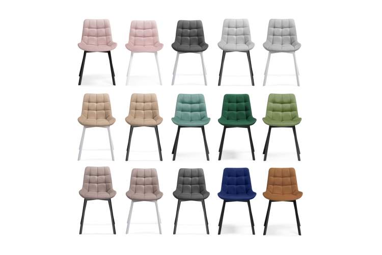 Стул на металлокаркасе Стронг 4 шт латте / черный-15