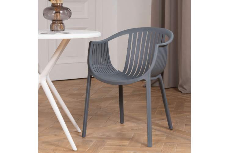 Пластиковый стул Боркас серый-2