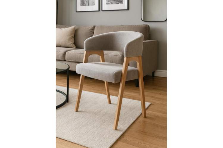 Стул деревянный Невада 1 ткань 231 / светлое дерево-2