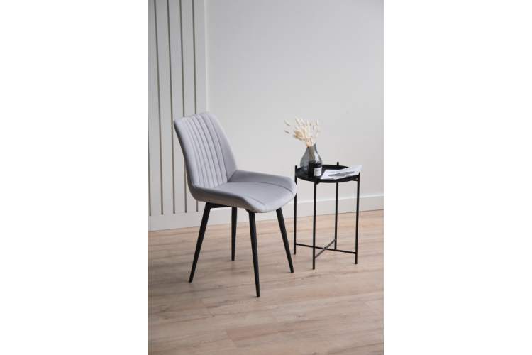 Стул на металлокаркасе Седа 360 светло-серый (zd 960) / черный np-2