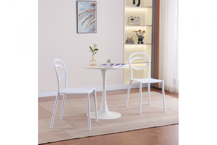 Пластиковый стул Simple white-1