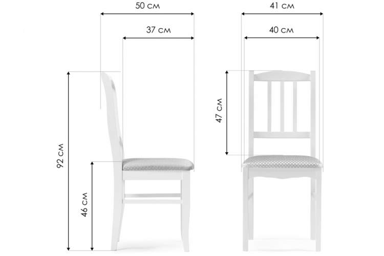 Стул деревянный Муриел молочный / атина-1