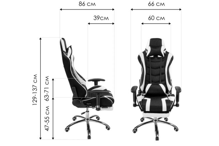 Офисное кресло Kano 1 cream / black-1