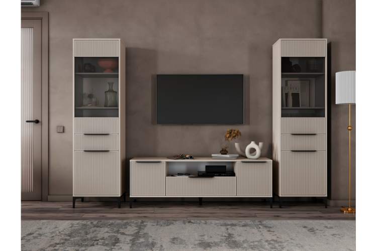 Готовая гостиная Иадама кашемир / кашемир комплектация 7