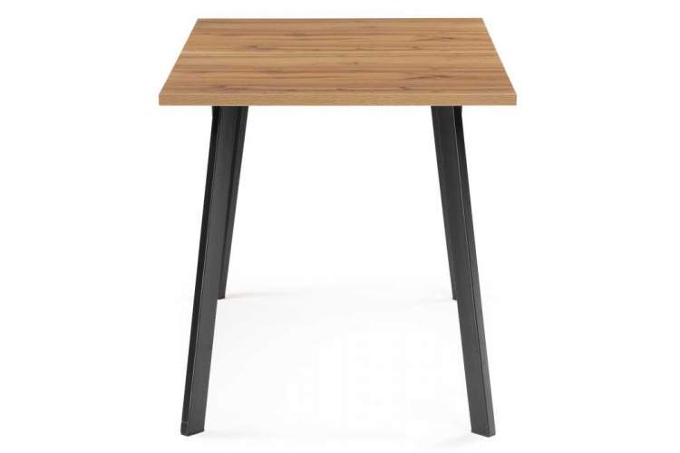 Стол деревянный раскладной Колон Лофт 120 25 мм дуб вотан / черный матовый-4