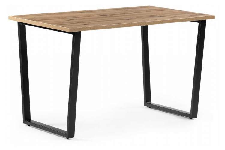 Лота Лофт 140 25 мм дуб вотан / матовый черный Стол деревянный
