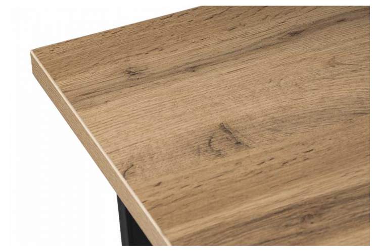 Лота Лофт 140 25 мм дуб вотан / матовый черный Стол деревянный-3