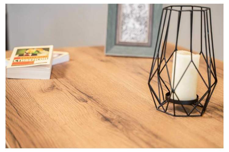 Лота Лофт 140 25 мм дуб вотан / матовый черный Стол деревянный-9