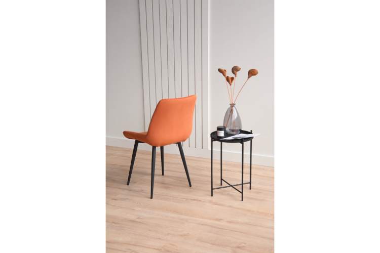 Стул на металлокаркасе Седа 360 терракотовый (zd 432) / черный np-7