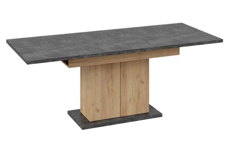 Стол деревянный Детройт Тип 1 дуб крафт золотой / ателье темное-2