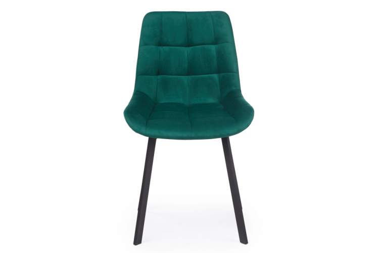 Стул на металлокаркасе Челси 360 П зеленый (zd 667) / черный np-5