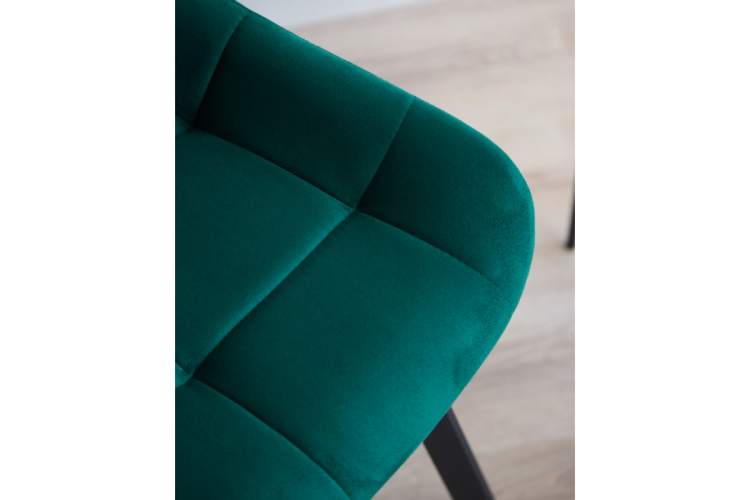 Стул на металлокаркасе Челси 360 П зеленый (zd 667) / черный np-8