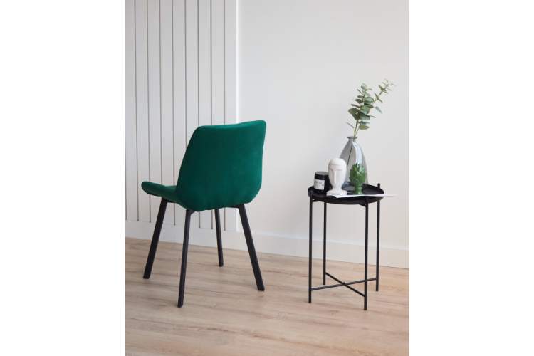 Стул на металлокаркасе Челси 360 П зеленый (zd 667) / черный np-9