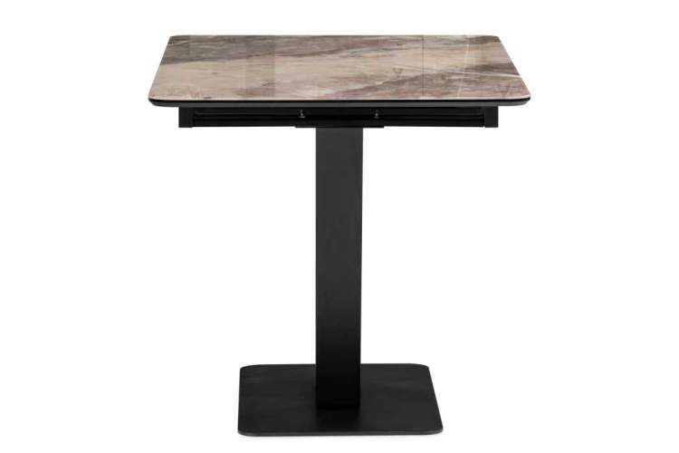 Стол стеклянный на тумбе Бугун 120х80х77 каталония / черный-3