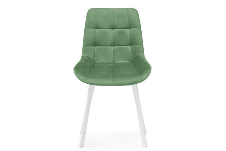 Стул на металлокаркасе Челси П фисташковый (zd 651) / белый-3