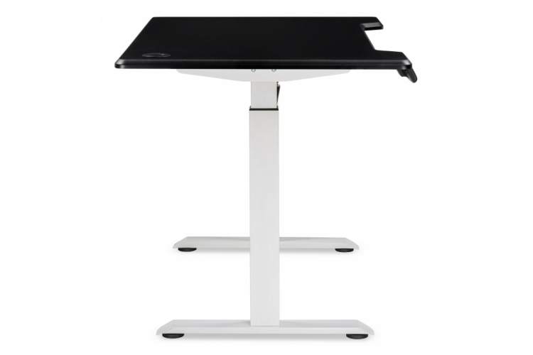 Компьютерный стол Маркос с механизмом подъема 120х75х75 черная шагрень / белый-5