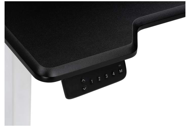 Компьютерный стол Маркос с механизмом подъема 120х75х75 черная шагрень / белый-6