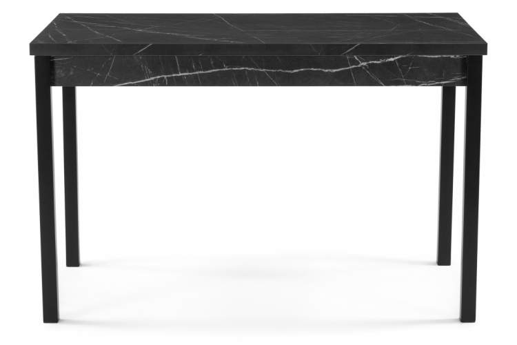 Стол деревянный Центавр 120(160)х70х76 файерстоун / черный матовый-2