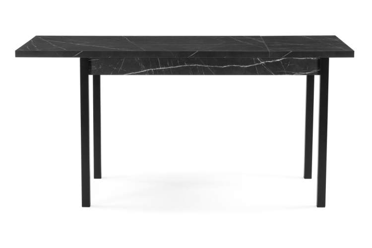 Стол деревянный Центавр 120(160)х70х76 файерстоун / черный матовый-3