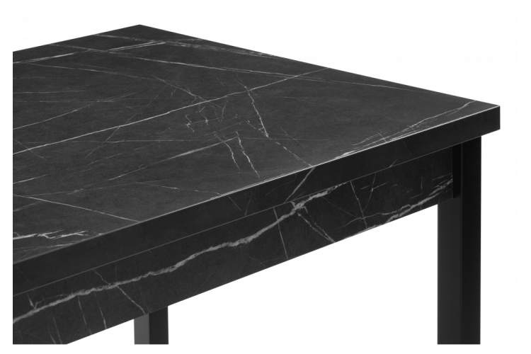 Стол деревянный Центавр 120(160)х70х76 файерстоун / черный матовый-5