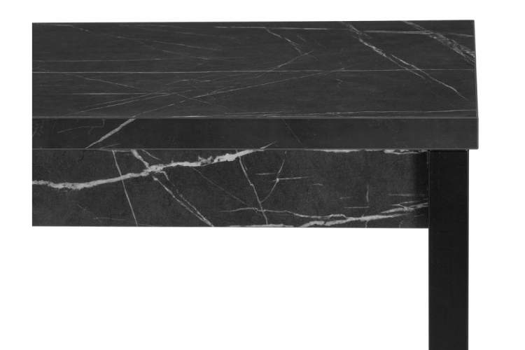 Стол деревянный Центавр 120(160)х70х76 файерстоун / черный матовый-6