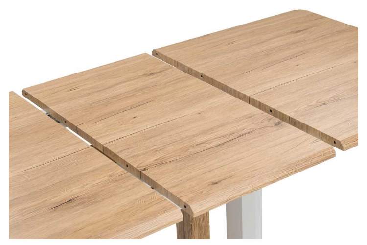 Стол деревянный Санса 120 дуб монтана / белая шагрень-6