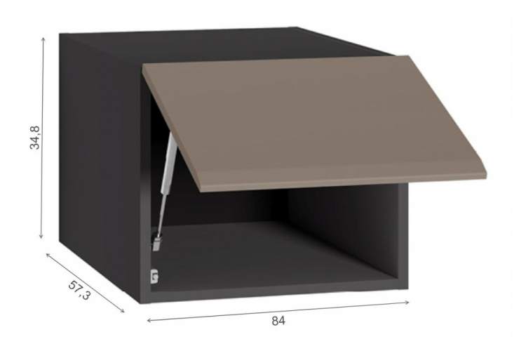 Прихожая Сейдиль 16.314.03 антрацит / веллюто капучино-3