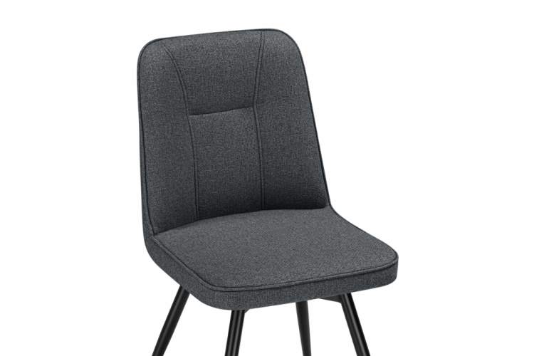 Стул на металлокаркасе Texas 3 поворотный темно-серый / черный-9