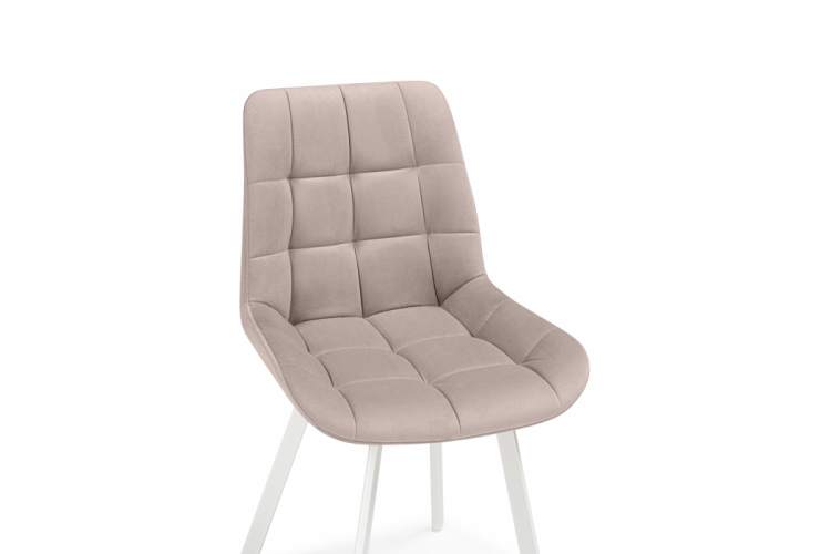 Стул на металлокаркасе Челси 360 латте (ZD 290) / белый-6