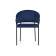 Стул на металлокаркасе Лео синий Brendy Classic Blue 08 / черный