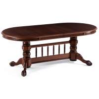 Стол деревянный Кантри орех с коричневой патиной