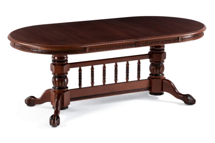 Стол деревянный Кантри орех с коричневой патиной