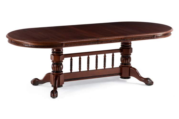 Стол деревянный Кантри орех с коричневой патиной-1