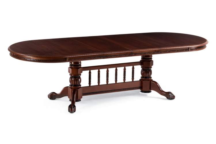 Стол деревянный Кантри орех с коричневой патиной-2