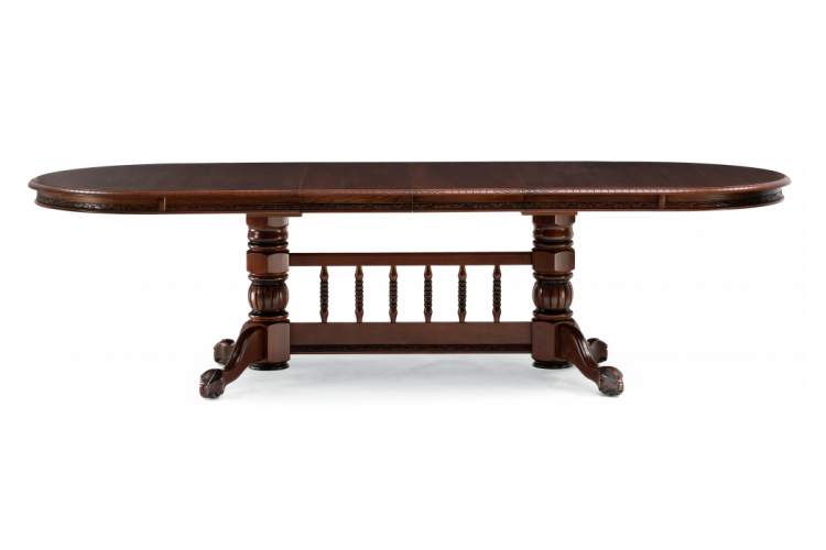 Стол деревянный Кантри орех с коричневой патиной-5