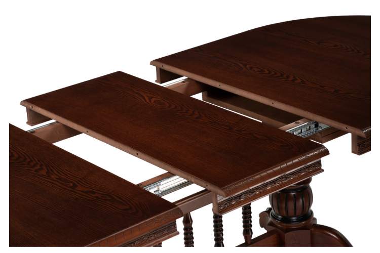 Стол деревянный Кантри орех с коричневой патиной-7