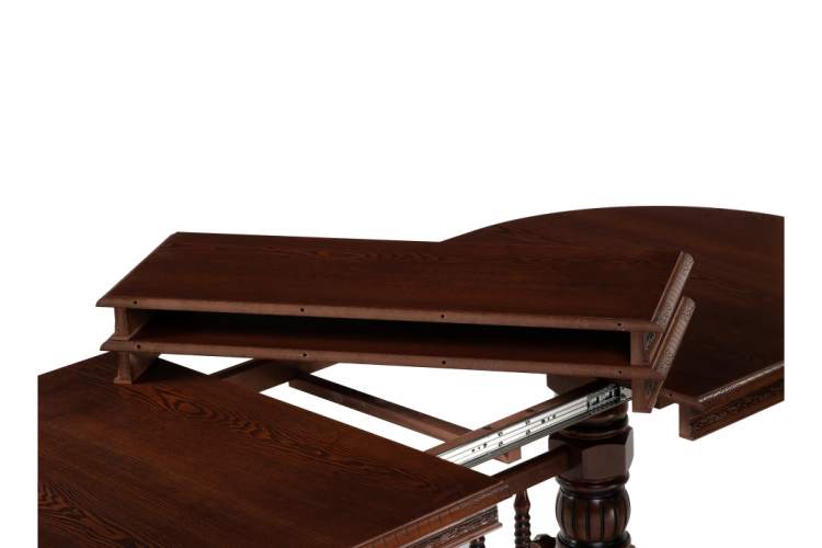 Стол деревянный Кантри орех с коричневой патиной-8