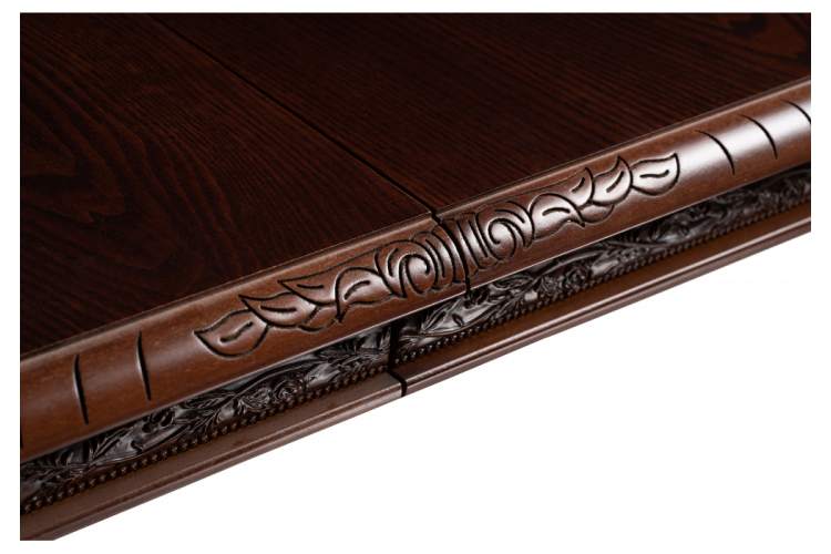 Стол деревянный Кантри орех с коричневой патиной-9