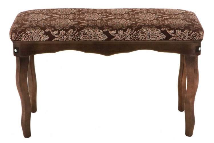 Банкетка Амадео орех / шоколад-1