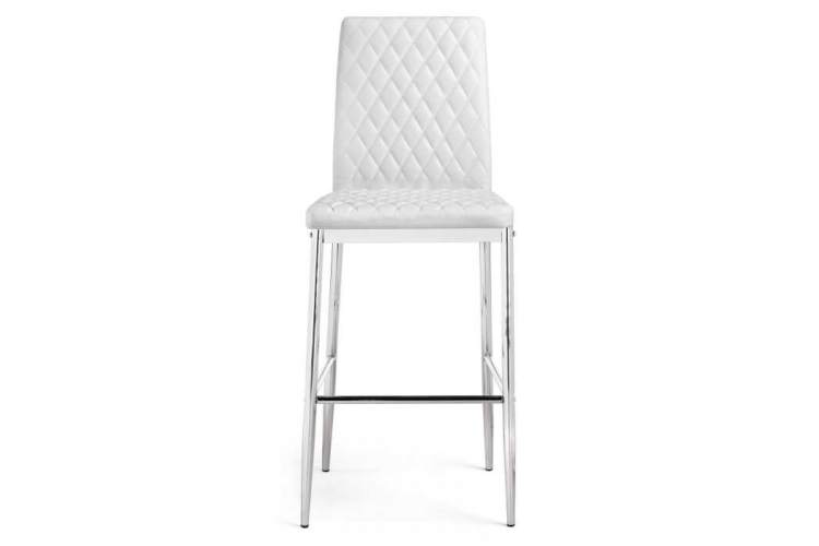 Барный стул Teon white / chrome-1