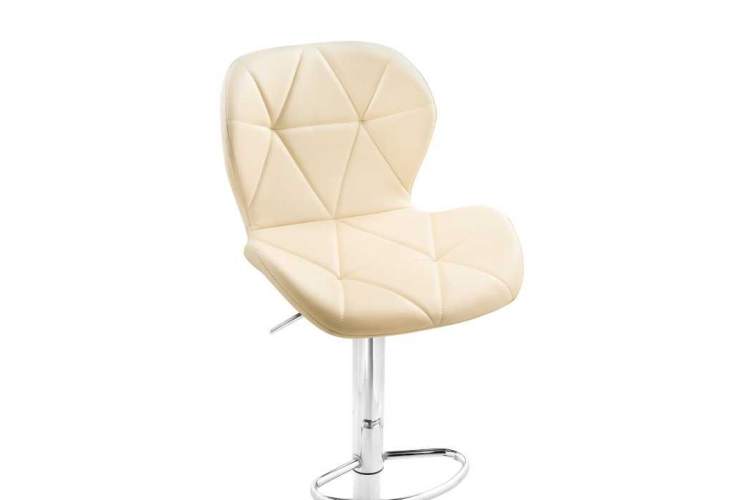 Барный стул Trio beige / chrome-4