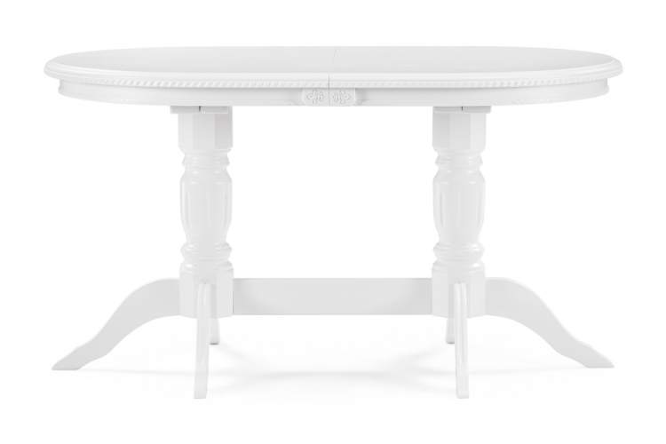 Стол деревянный Эритрин овальный белый-1