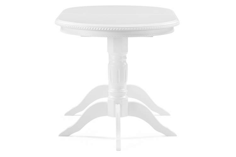 Стол деревянный Эритрин овальный белый-3