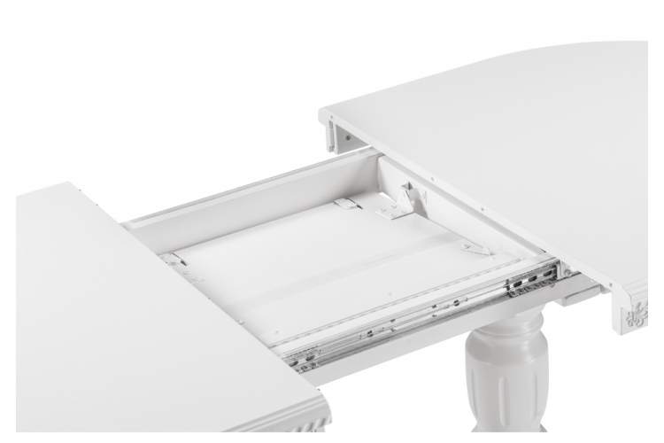 Стол деревянный Эритрин овальный белый-4