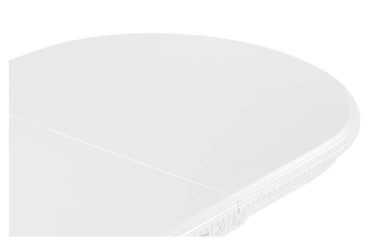 Стол деревянный Эритрин овальный белый-7