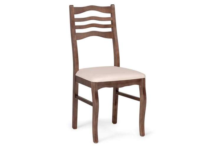 Стул деревянный Амадиу бежевый / орех