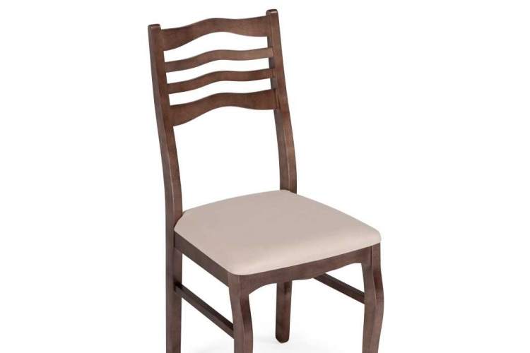 Стул деревянный Амадиу бежевый / орех-4