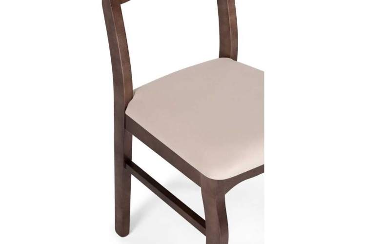 Стул деревянный Амадиу бежевый / орех-5