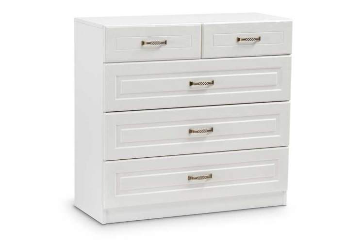 Комод Ливерпуль 10.103.01 белый / ясень ваниль